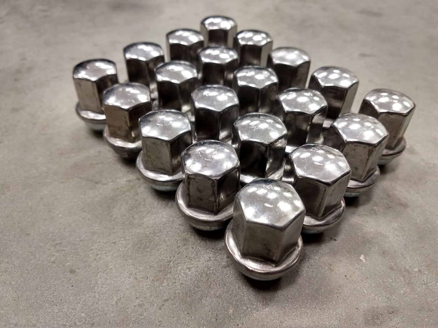 (20) OEM Dodge RAM 1500 Charger Challenger SRT lug nuts polished OE 14x1.5