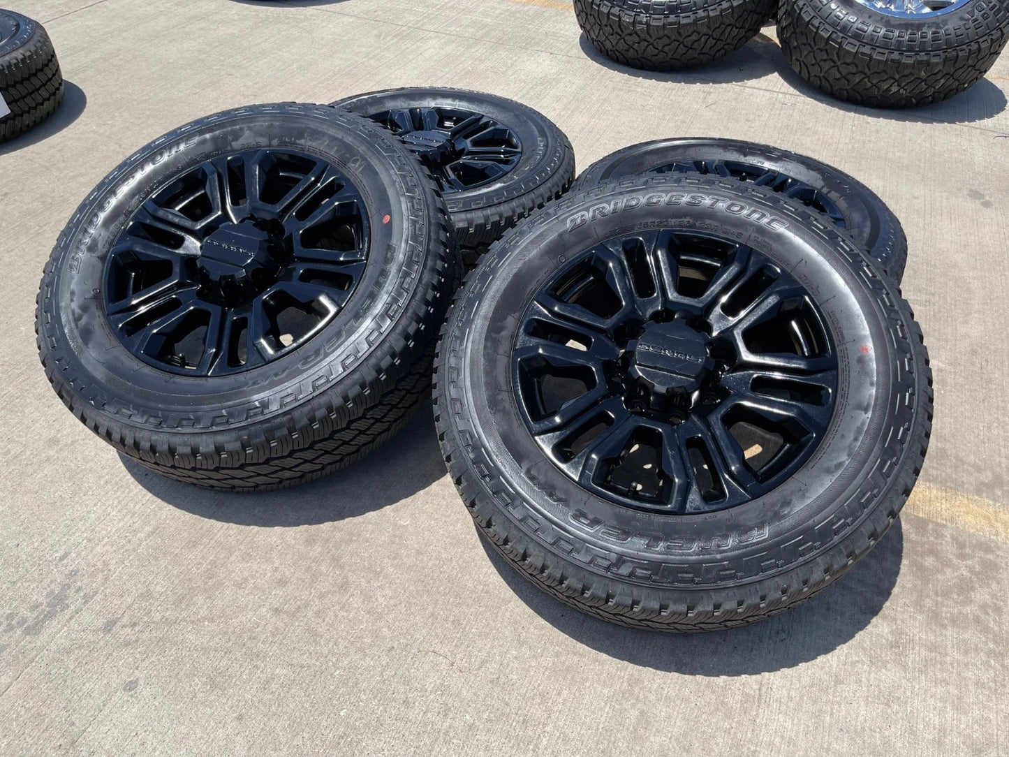 20" GMC Sierra Chevy 2500 OEM 5957 BLACK DIAMOND wheels rims 2024 2025 NEW