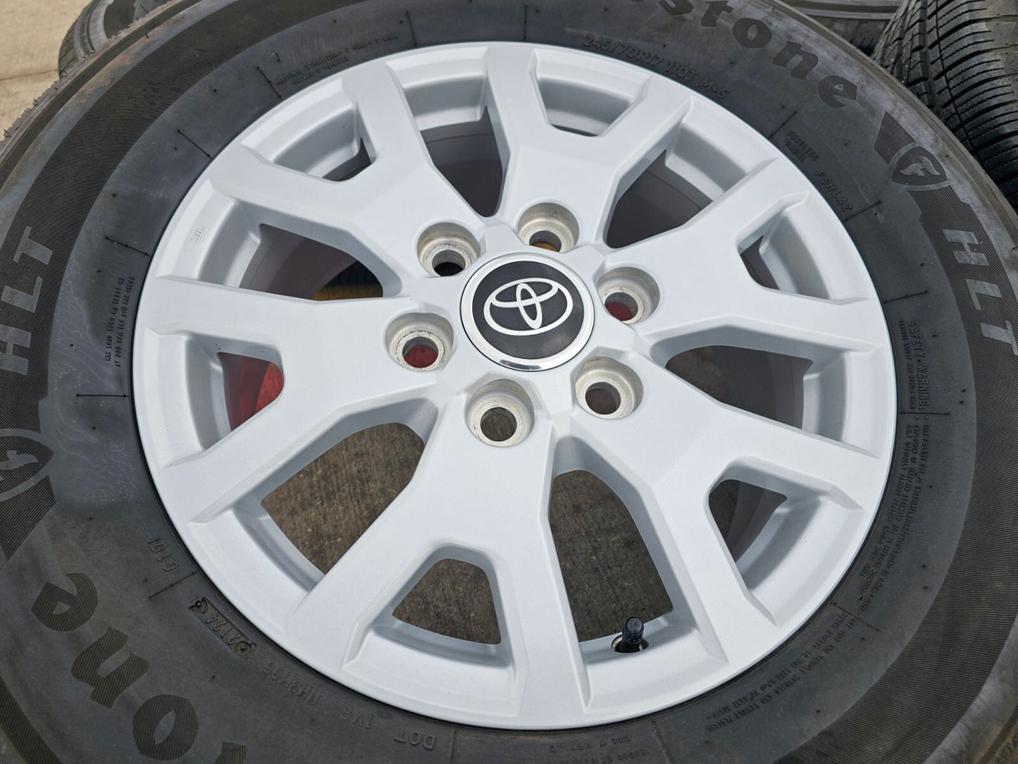 17" Toyota Tacoma 4Runner TRD OEM wheels rims tires 2024 2025 FIRESTONE