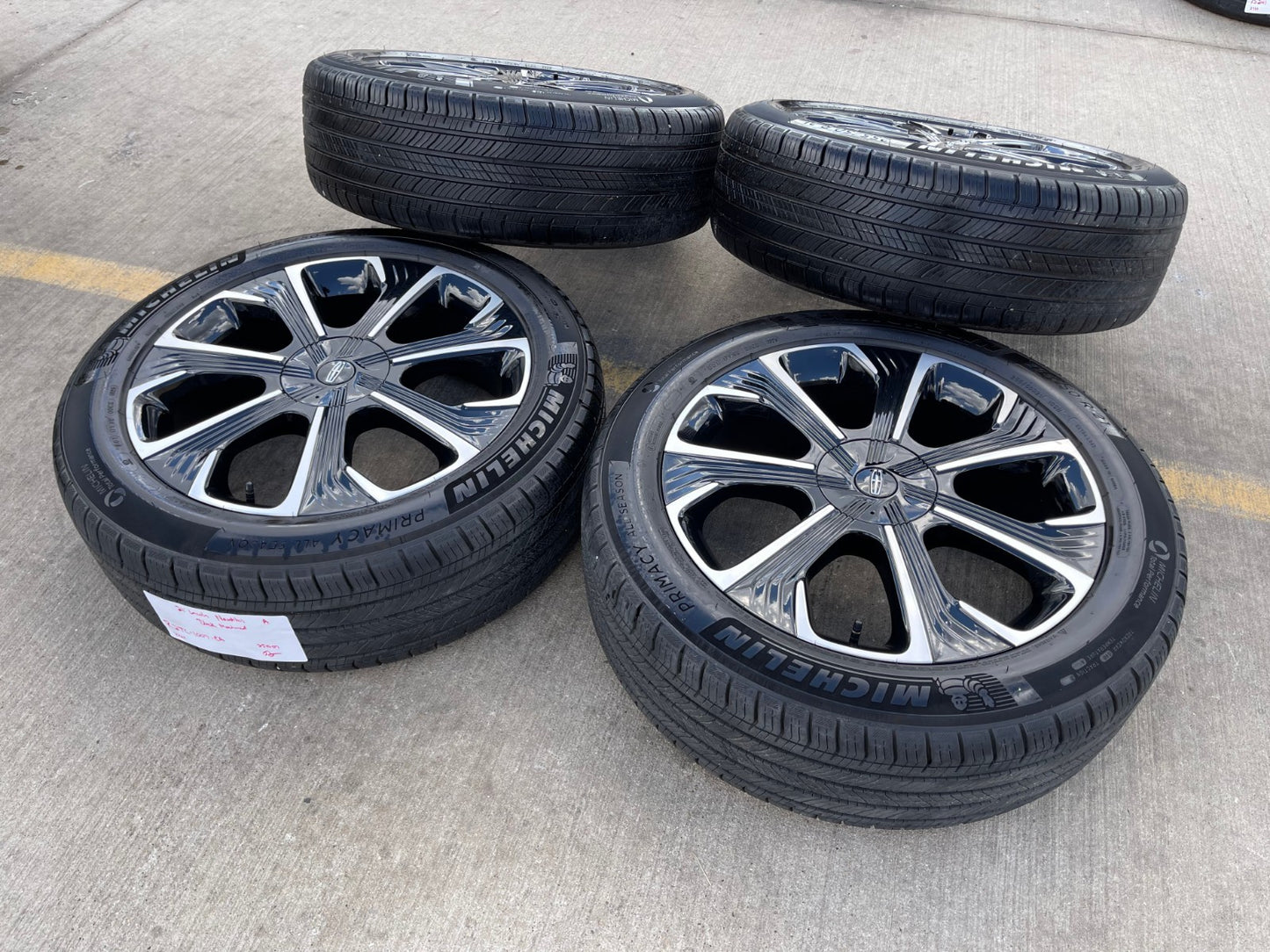 21" Lincoln Nautilus Black Label OEM 10563 rims wheels 2025 2026 NEW MICHELIN