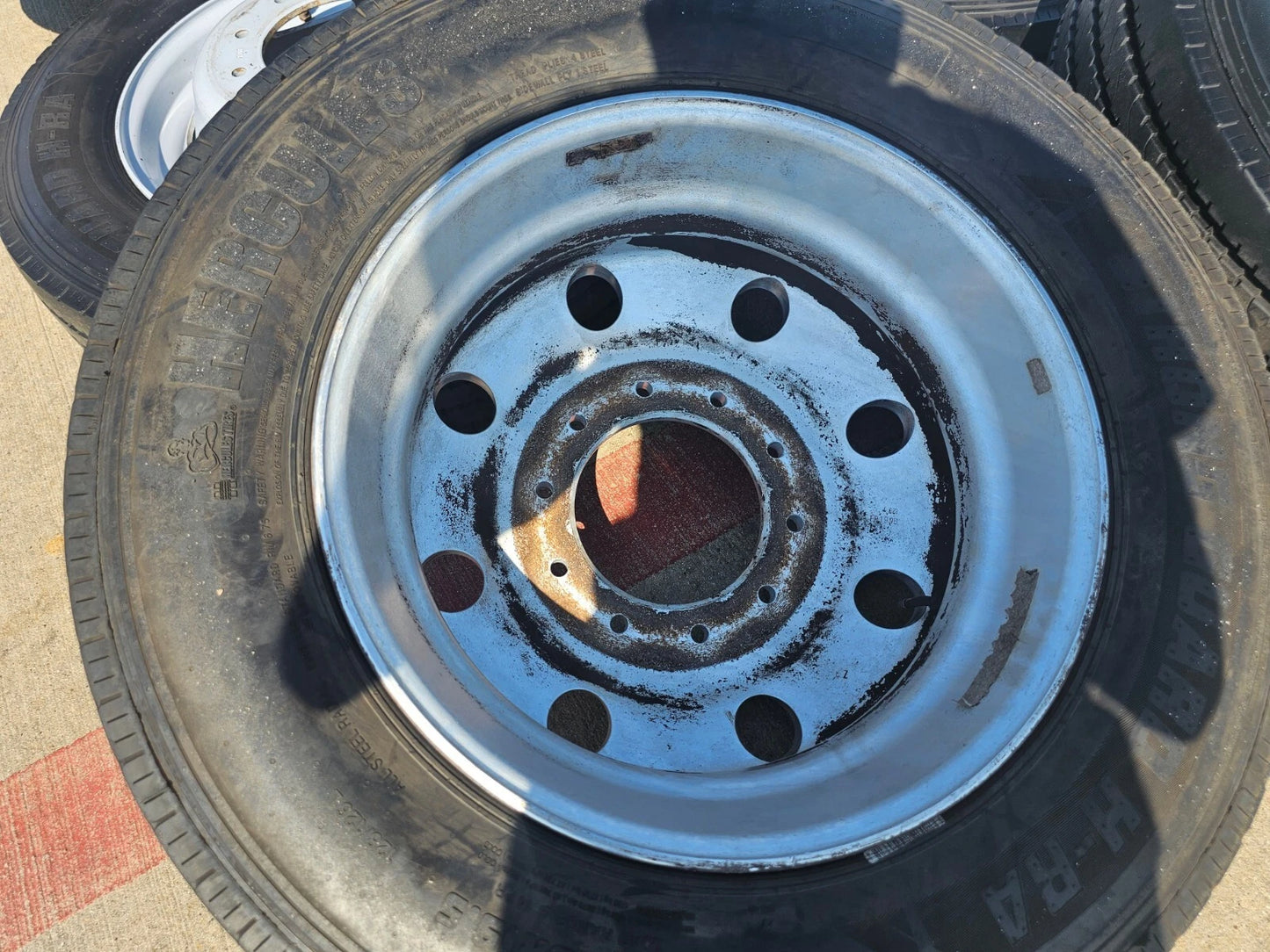 19.5" Ford F-450 Dually F-550 rims wheels RAM 4500 10x225 OEM tires HERCULES