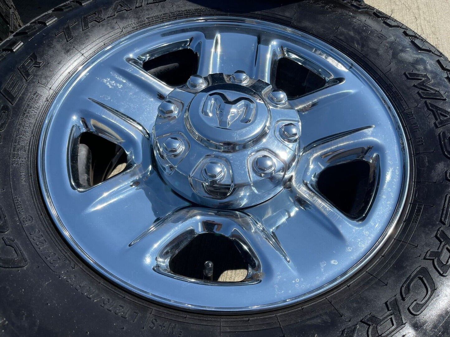 18" Dodge Ram 2500 3500 STEEL chrome OEM 2473 wheels rims tires MASTERCRAFT