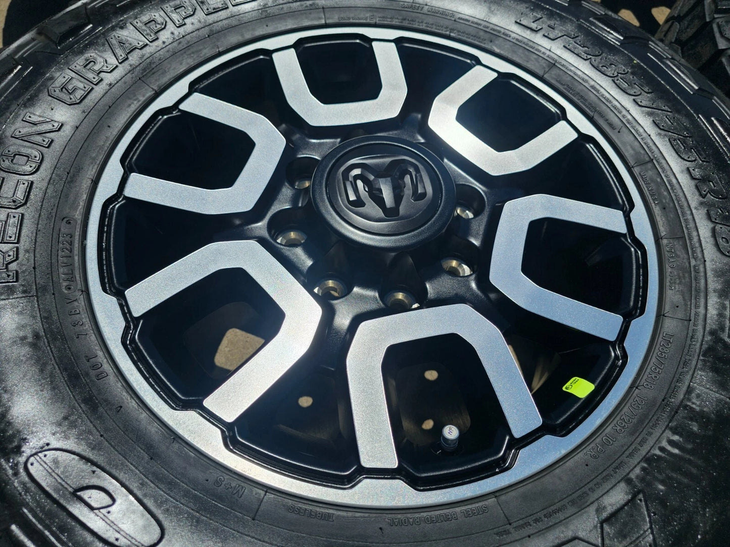 18" Ram 2500 3500 LARAMIE OEM wheels rims 2694 tires 35" NITTO