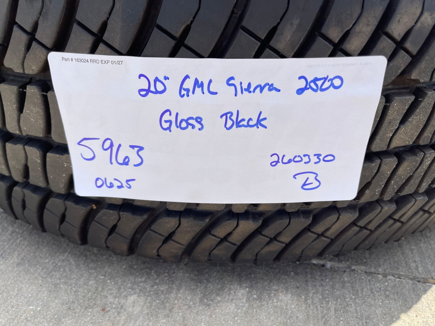 20" GMC Sierra AT4X 2500 3500 OEM 14137 5963 wheels rims Silverado NEW MICHELIN