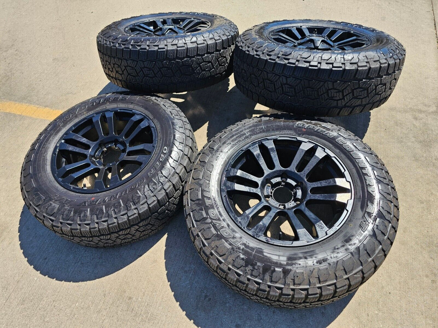 18x9 MB TKO wheels rims F-150 Chevy RAM 1500 Tacoma 6x139 6x135