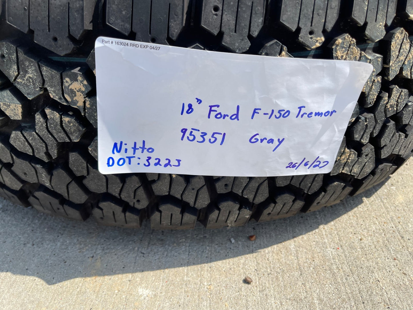 18" Ford F-150 TREMOR OEM rims wheels 10342 95351 SET Expedition GENERAL NEW