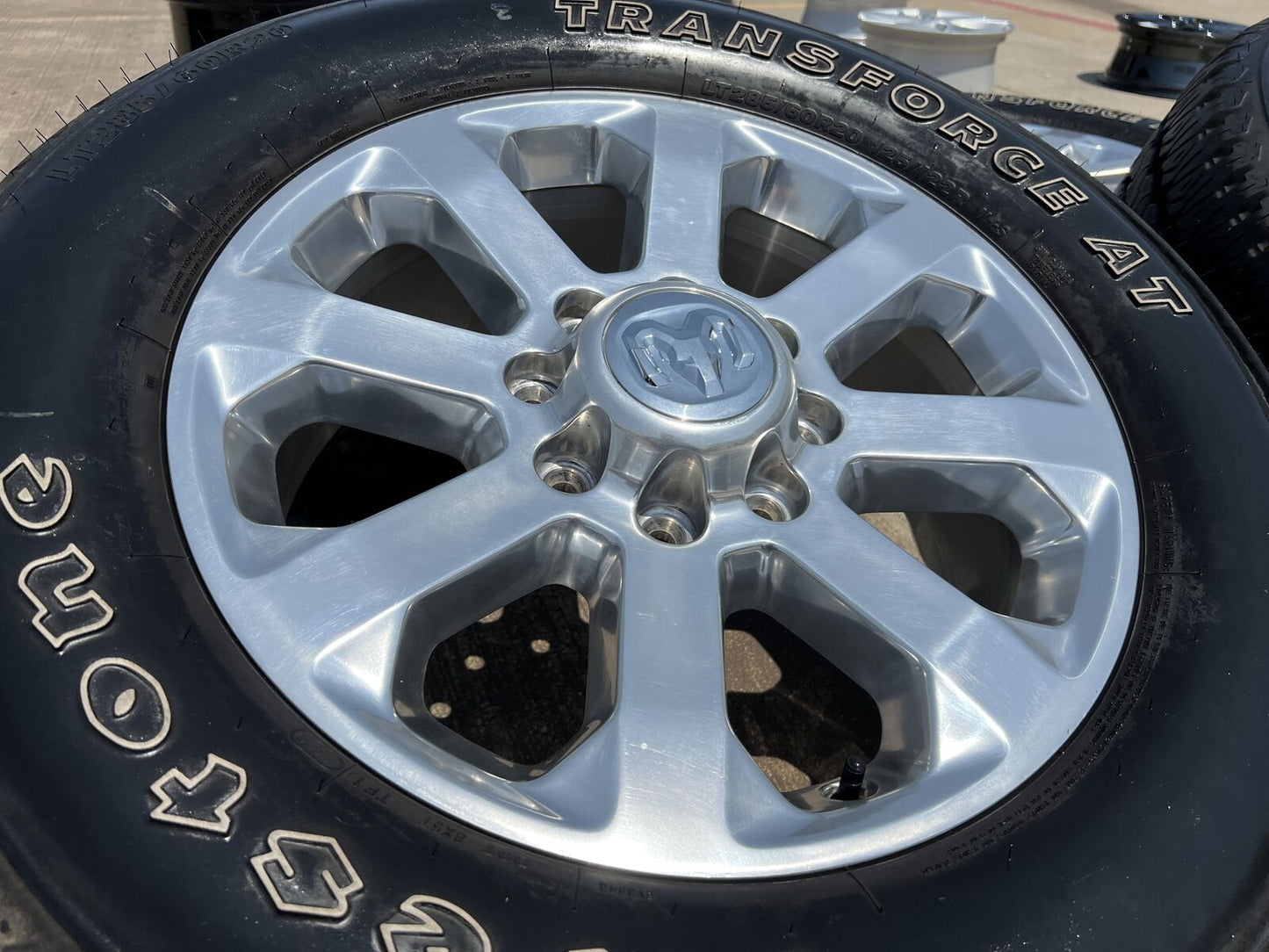20" Dodge Ram 2500 Laramie Long Horn 2022 2023 2024 OEM wheels and tires