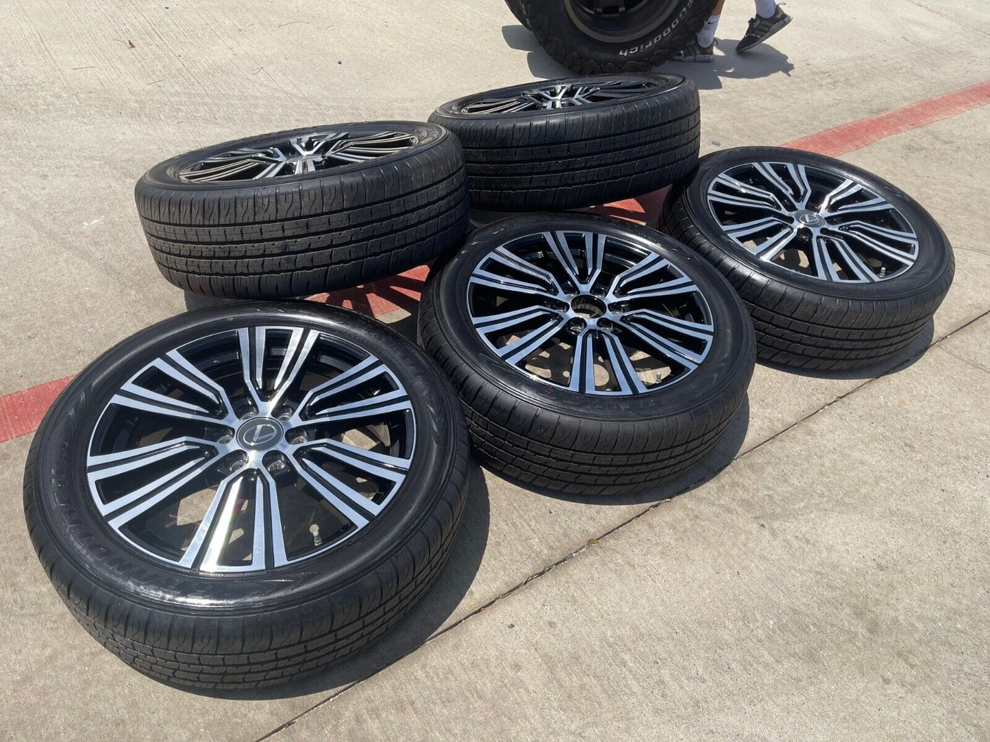 22" Lexus LX600 OEM wheels rims 74402 Toyota Tundra Sequoia 2023 2024 2025 NEW