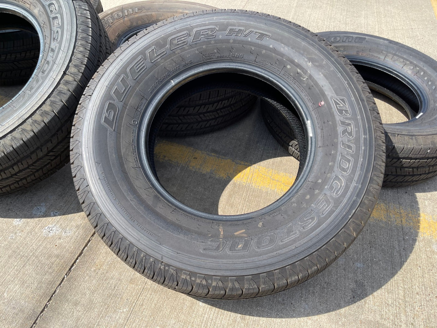(5) 255/70/16 Bridgestone Dueler H/T tires Jeep Wrangler Bronco Colorado NEW