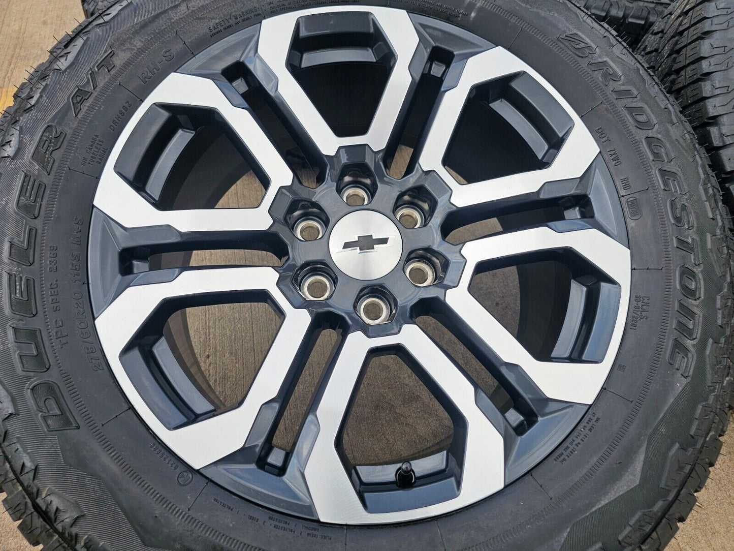 20" Chevy Silverado Tahoe OEM wheels rims GMC Sierra Canyon 95780 2024 2025 NEW