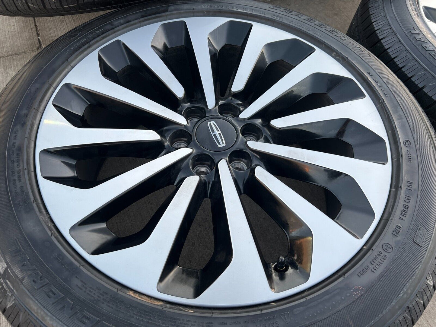 22" Lincoln Navigator L RESERVE OEM black rims wheels 95385 10498 2023 2024 NEW