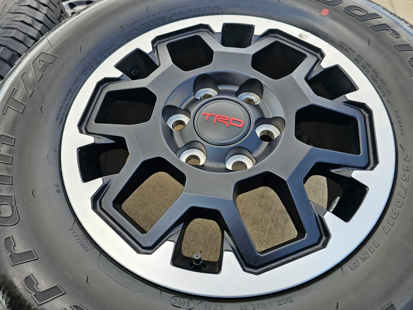 17" Toyota Tacoma 4Runner TRD OEM 42611 95893 10638 wheels rims 2025 BFG NEW