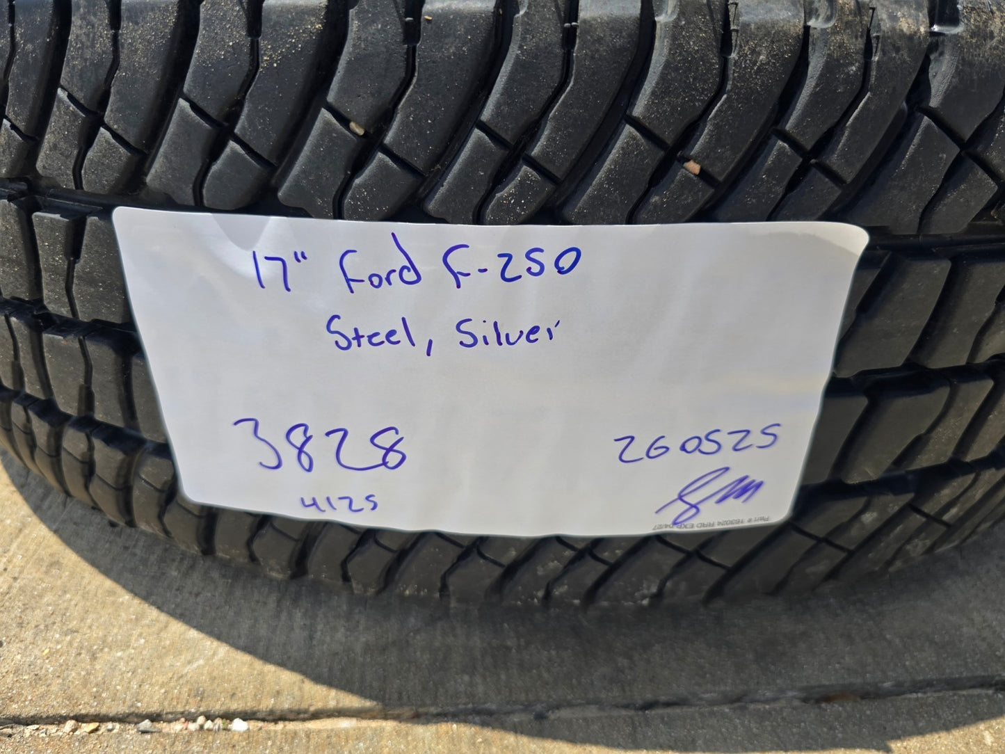 17" Ford F-250 F-350 OEM 3828 wheels rims tires 2024 2025 2026 MICHELIN LTX A/T2