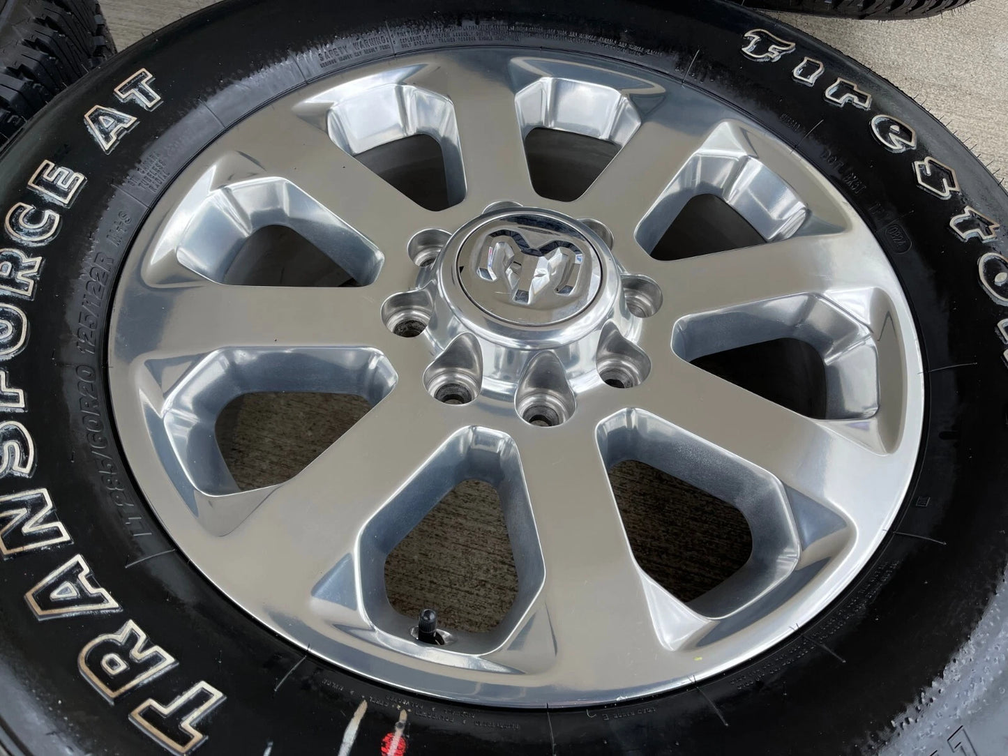 20" Dodge Ram 2500 3500 LARAMIE OEM 2700 wheels rims A/T tires 2024 2025 NEW