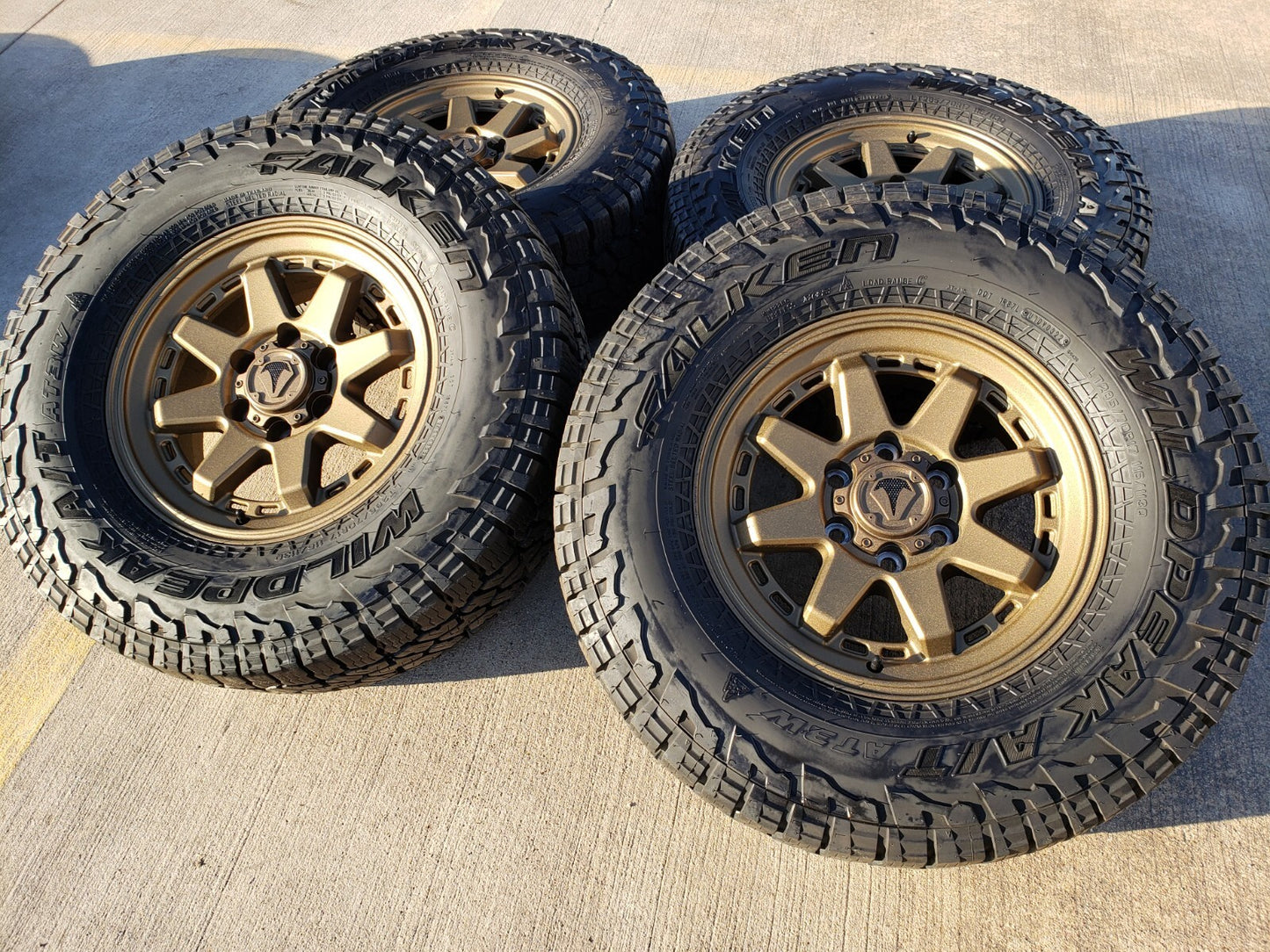 17" Toyota Tacoma 4Runner TRD OEM wheels rims FJ BRONZE tires 2022 2023 2024 33"