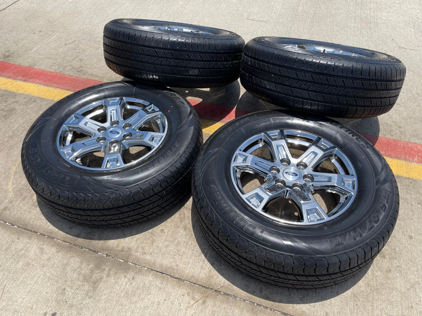 18" Ford F-150 Expedition OEM chrome rims wheels tires