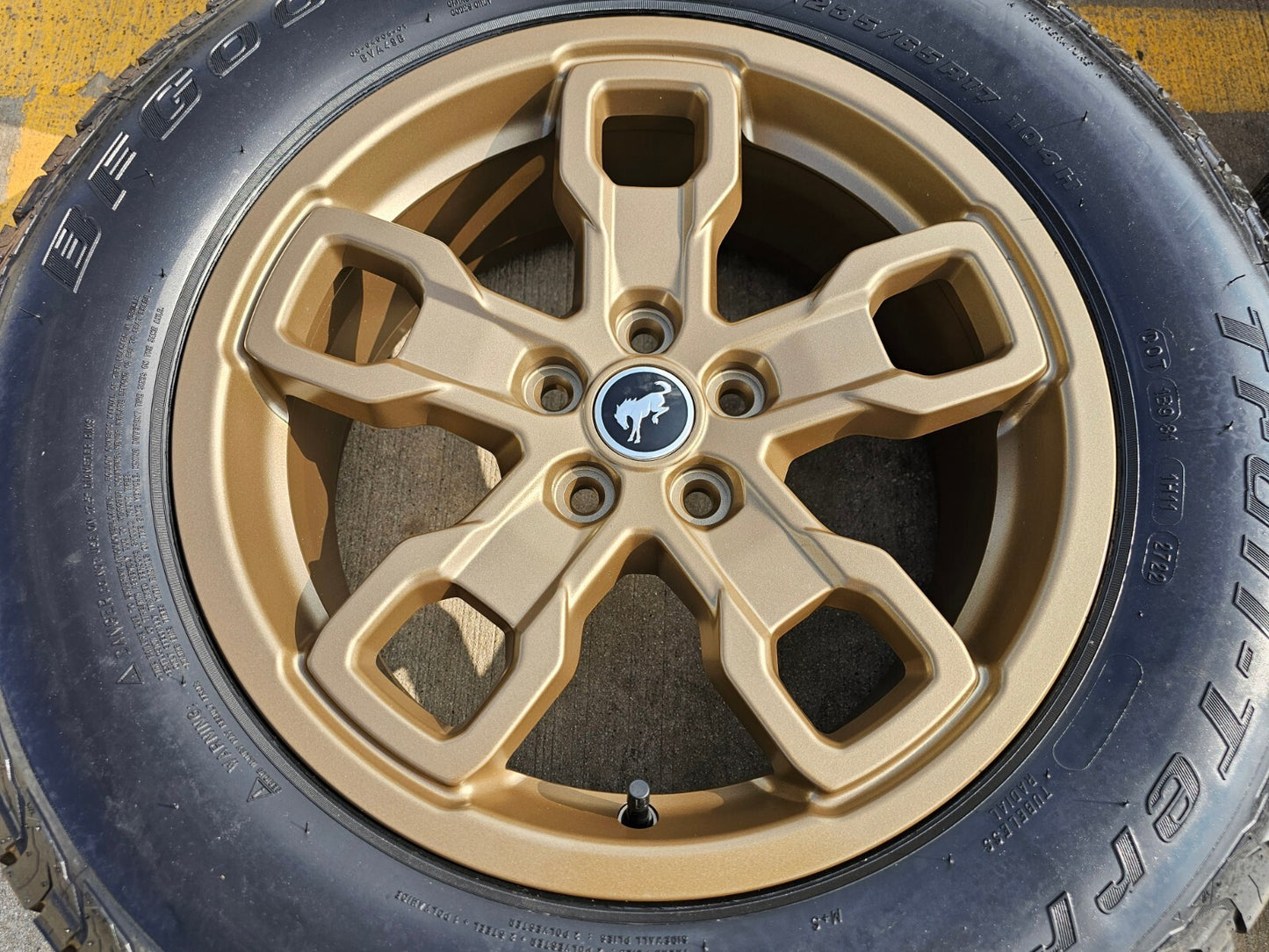17" Ford Bronco Sport rims wheels HERITAGE 95019 10325 OEM factory BFG NEW