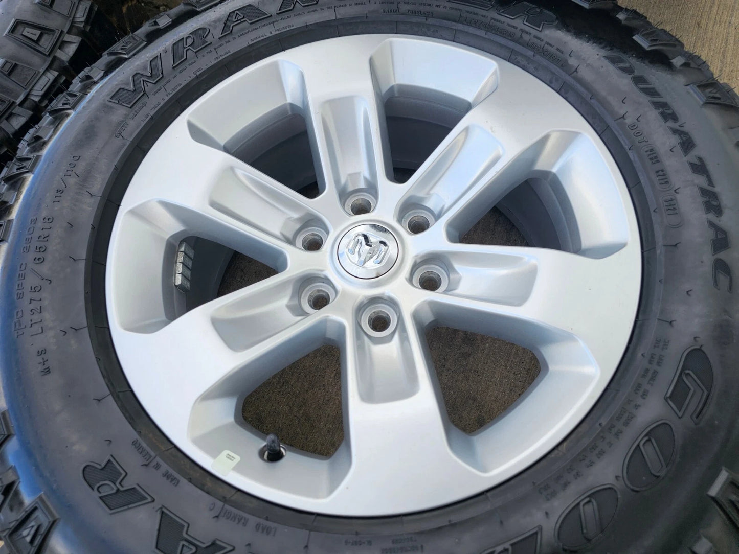 18" Dodge Ram 1500 OEM wheels rims 2672 tires DURATRAC