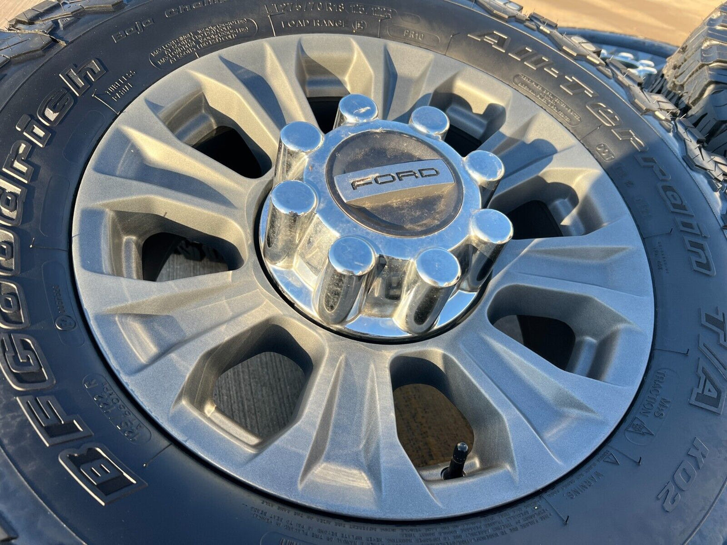 18" Ford F-250 F-350 OEM TREMOR gray rims wheels 10097 tires 2024 2025 NEW BFG