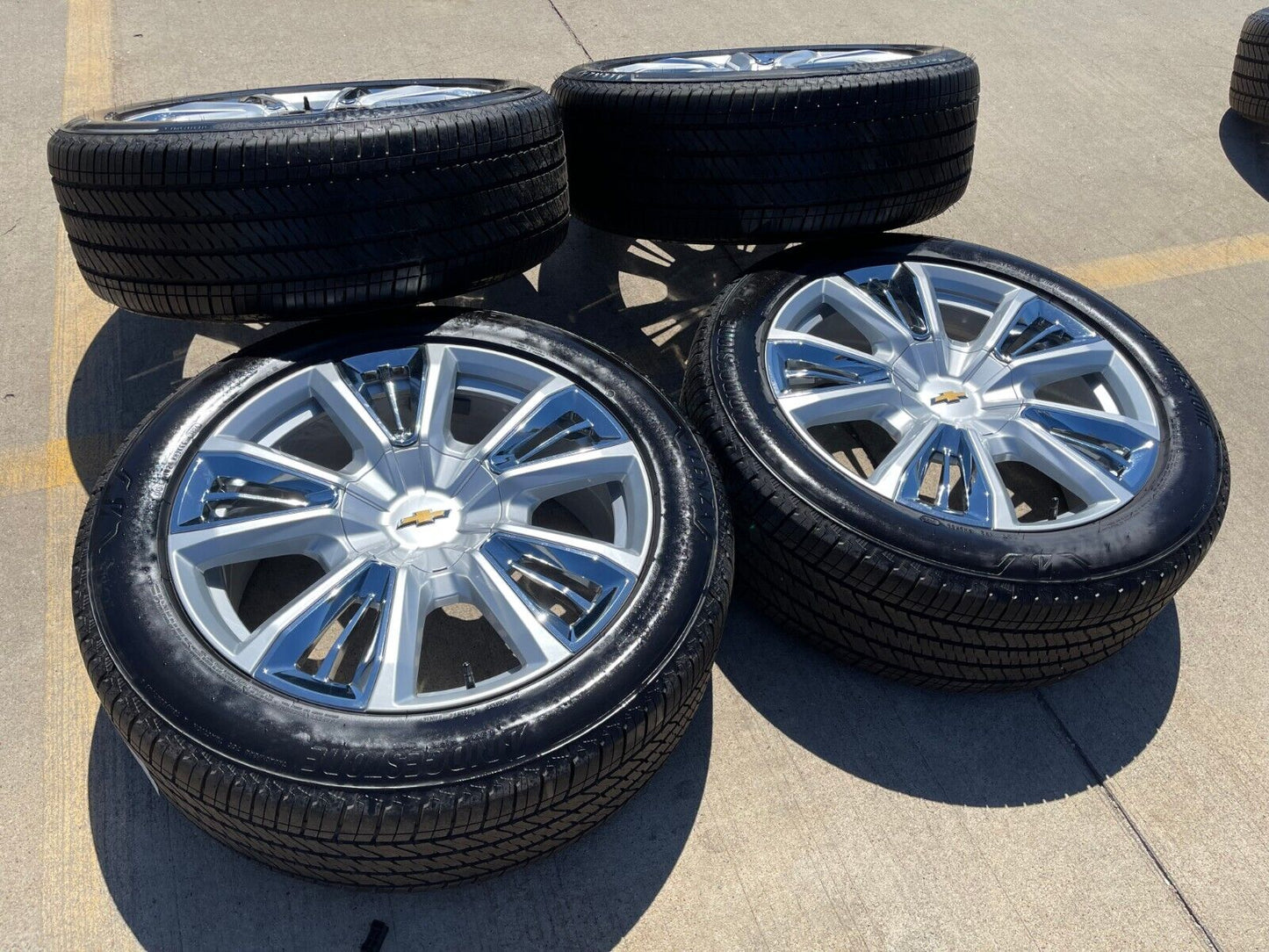 22" Chevy Tahoe RST OEM wheels rims 96951 Silverado Suburban 2023 2024 2025 NEW