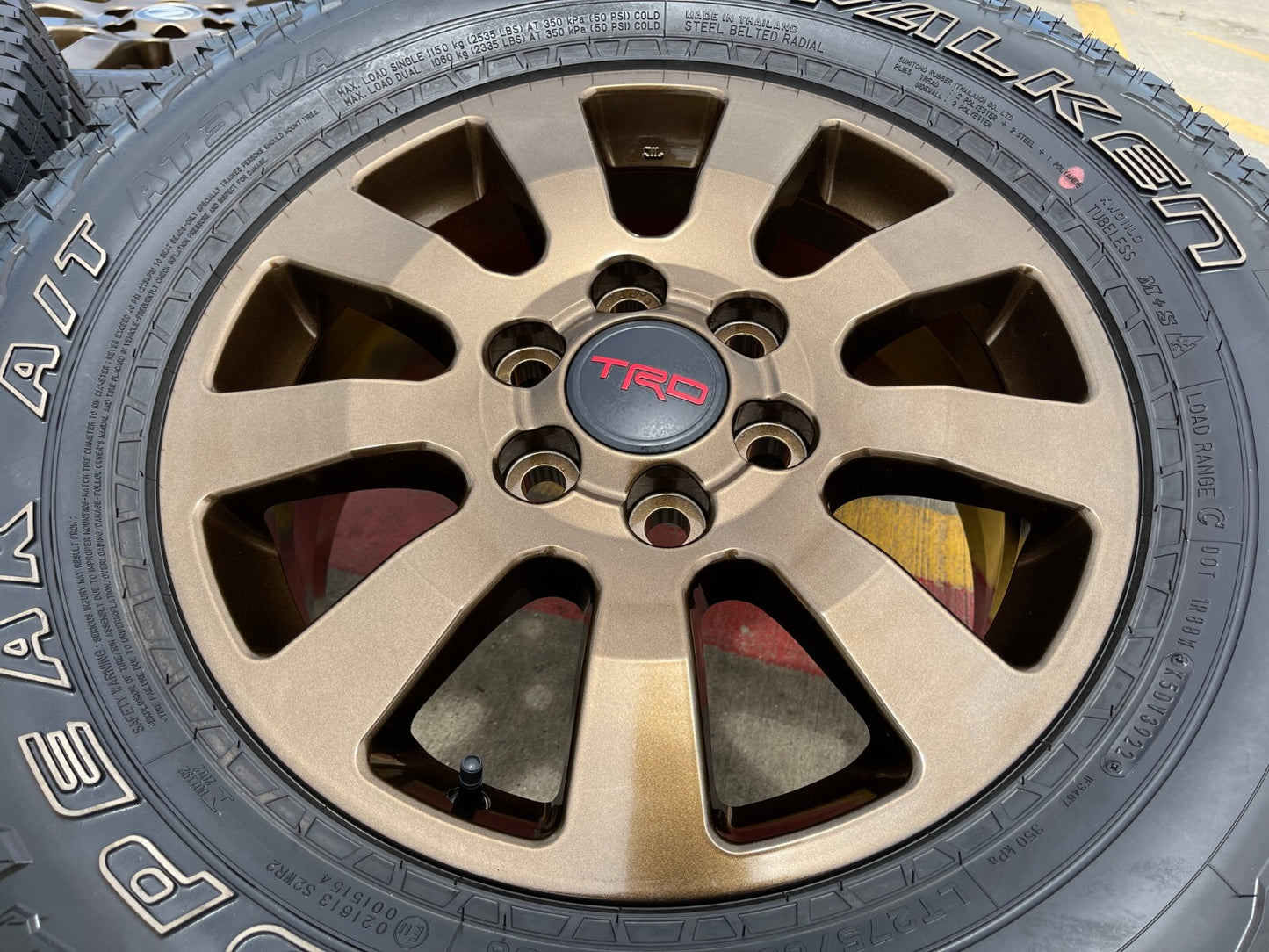 18" Toyota Land Cruiser OEM TRD wheels rims 95952 Tundra Sequoia BRONZE