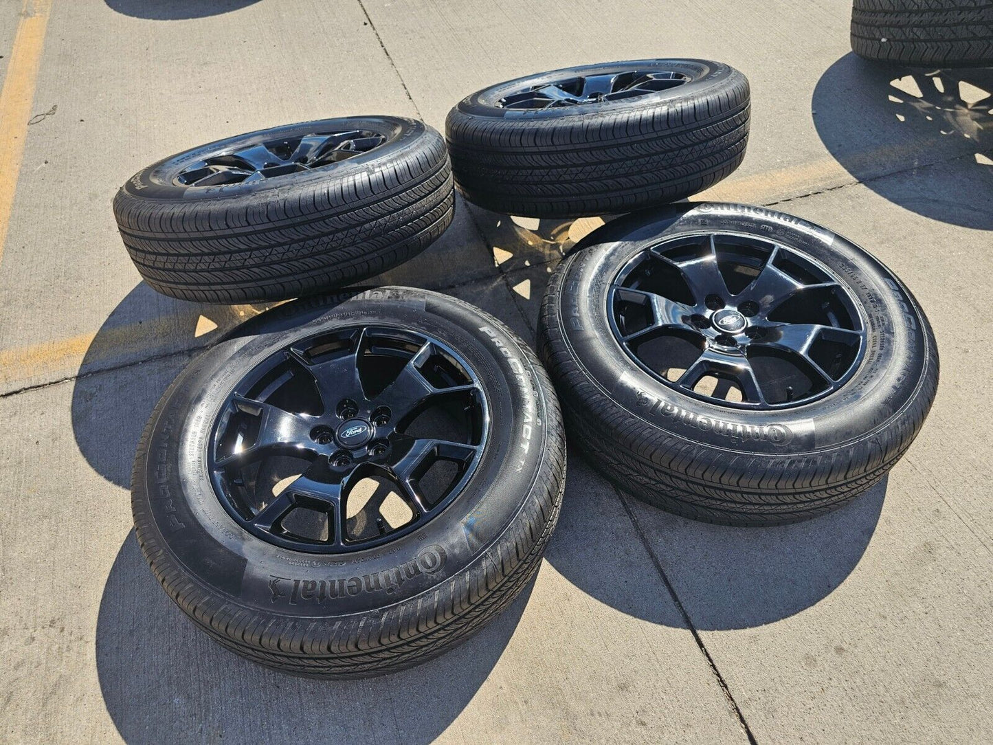17" Ford Bronco HERITAGE OEM rims wheels 10427 95021 Black 2023 2024 2025 NEW