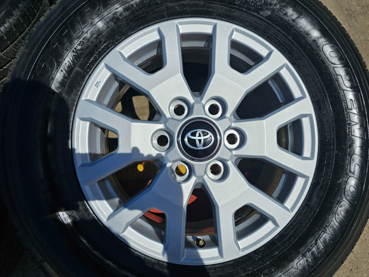 17" Toyota Tacoma 4Runner TRD Silver OEM wheels rims tires 2024 2025 NEW
