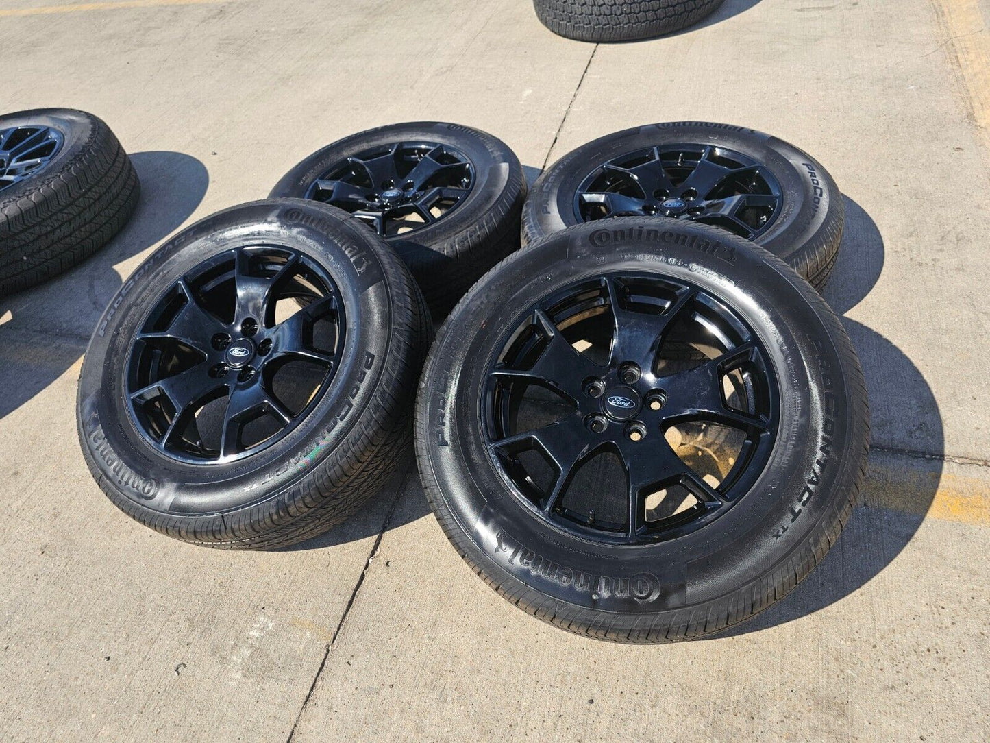 17" Ford Bronco HERITAGE OEM rims wheels 10427 95021 Black 2023 2024 2025 NEW