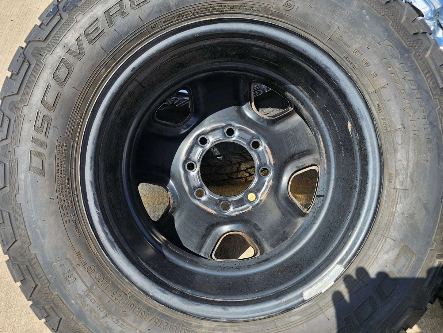 18" Dodge Ram 2500 3500 STEEL chrome OEM 2473 wheels rims tires COOPER