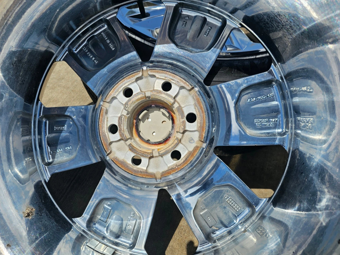 20" Ford F-150 Expedition OEM Lariat chrome rims wheels 10171 tires GOODYEAR