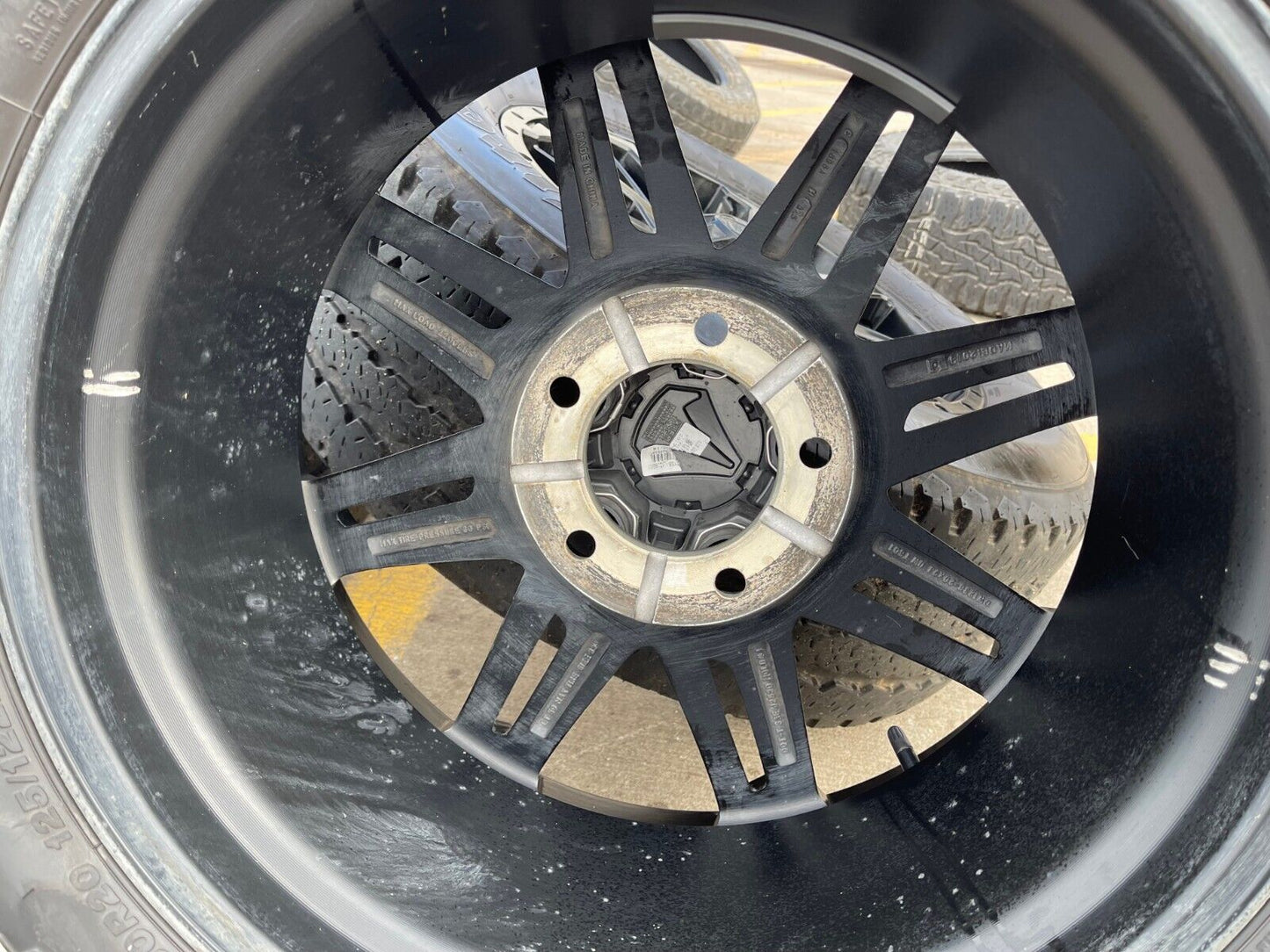 20" Toyota Tundra TSS TRD T Force OEM black wheels rims 5x150 tires