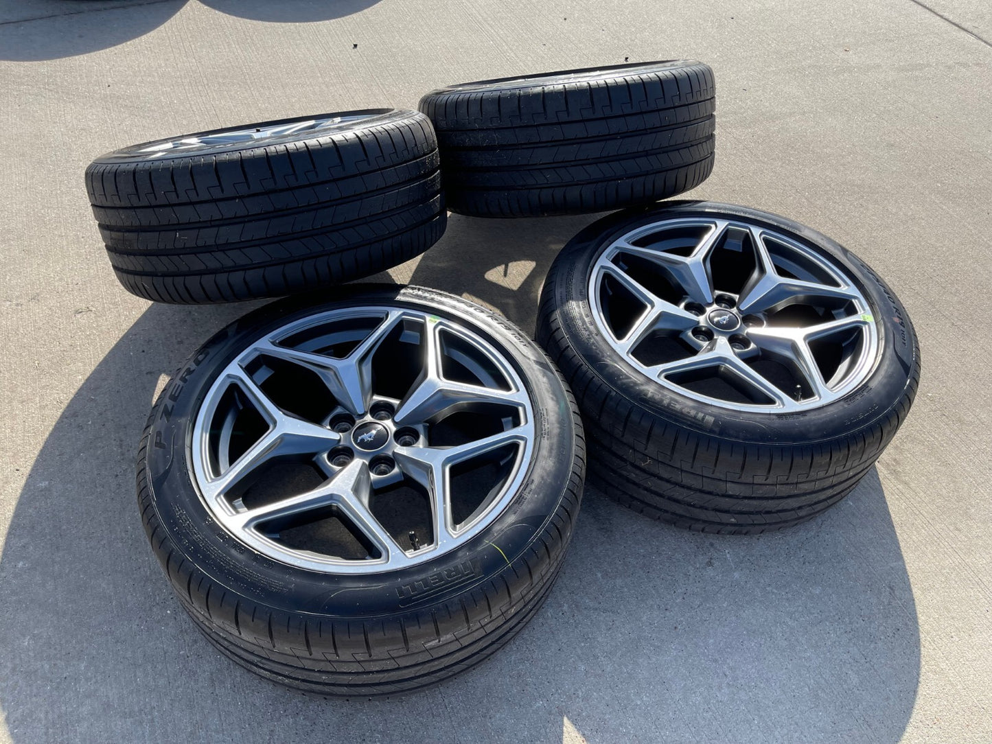 19" Ford Mustang GT Performance Track Pack OEM wheels rims TPMS 2025 2026 NEW
