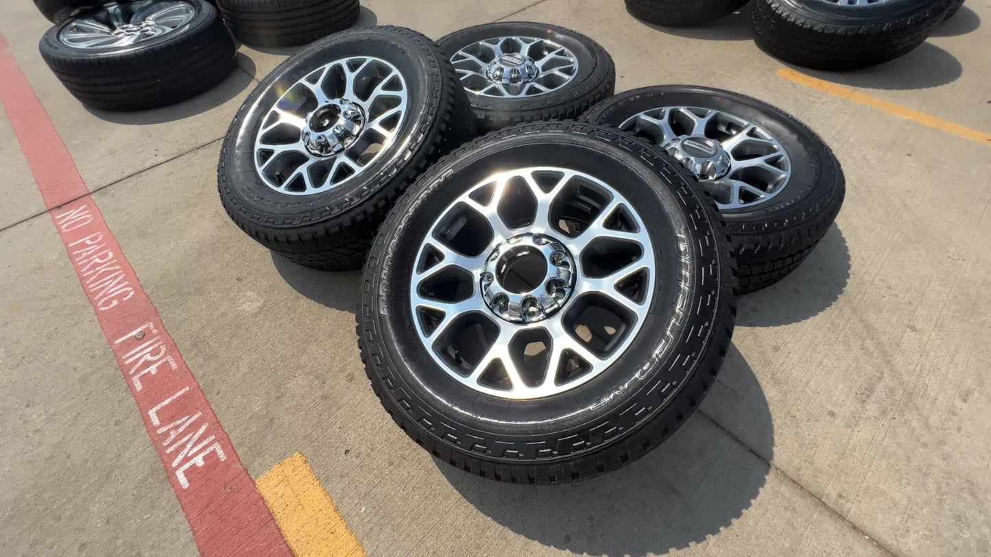 20" Ford F-250 F-350 OEM Lariat wheels rims 10292 tires NEW BRIDGESTONE
