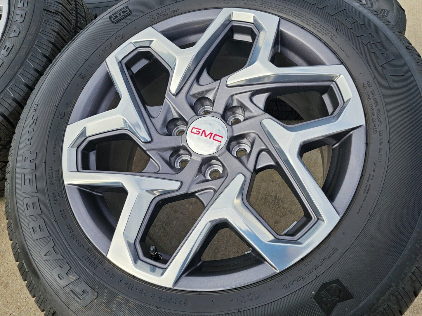 20" GMC Sierra Yukon AT4 Tahoe Silverado OEM wheels rims tires 2022 2023 2024