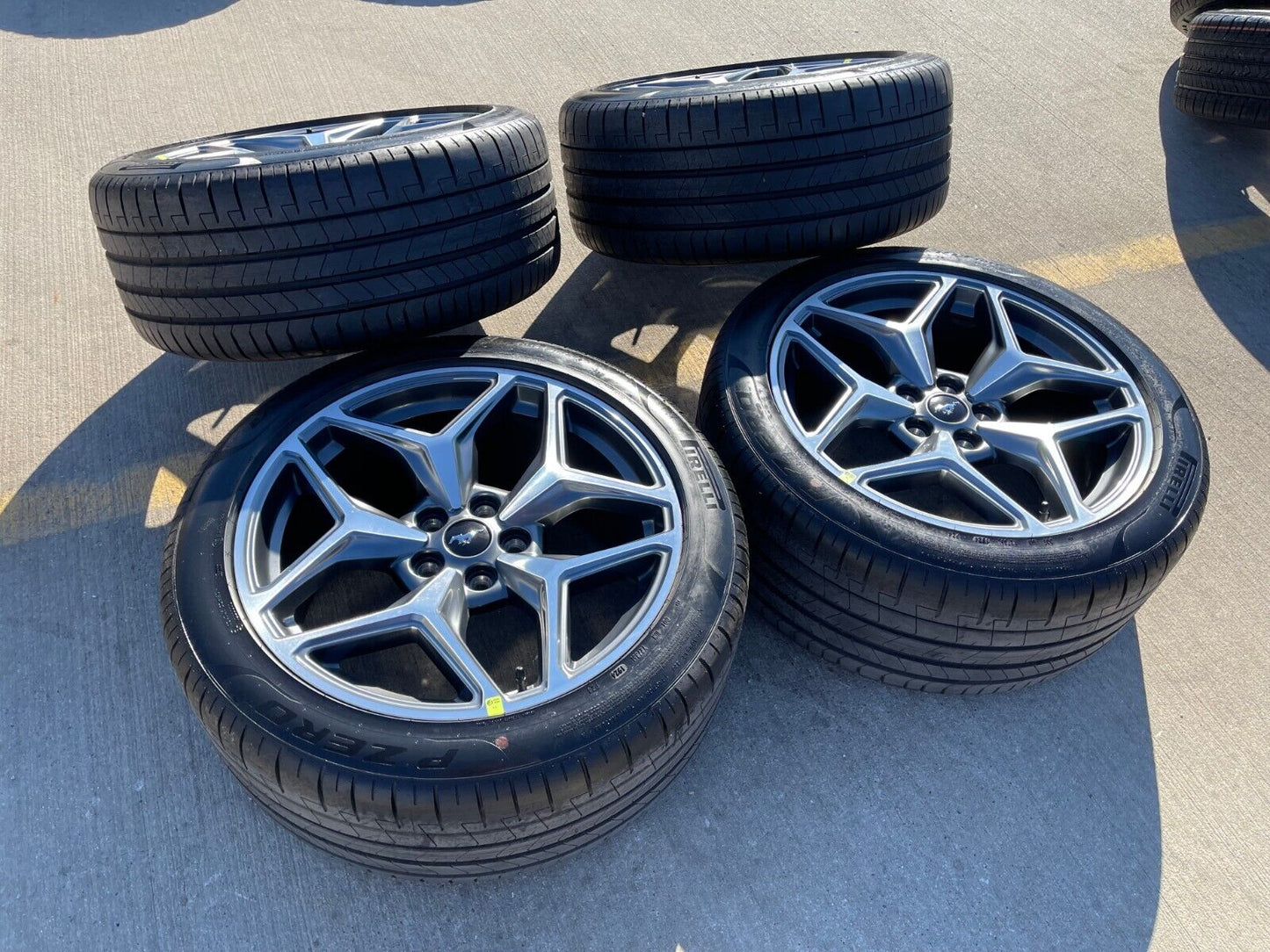 19" Ford Mustang GT Performance Track Pack OEM wheels rims 2024 2025 TPMS NEW