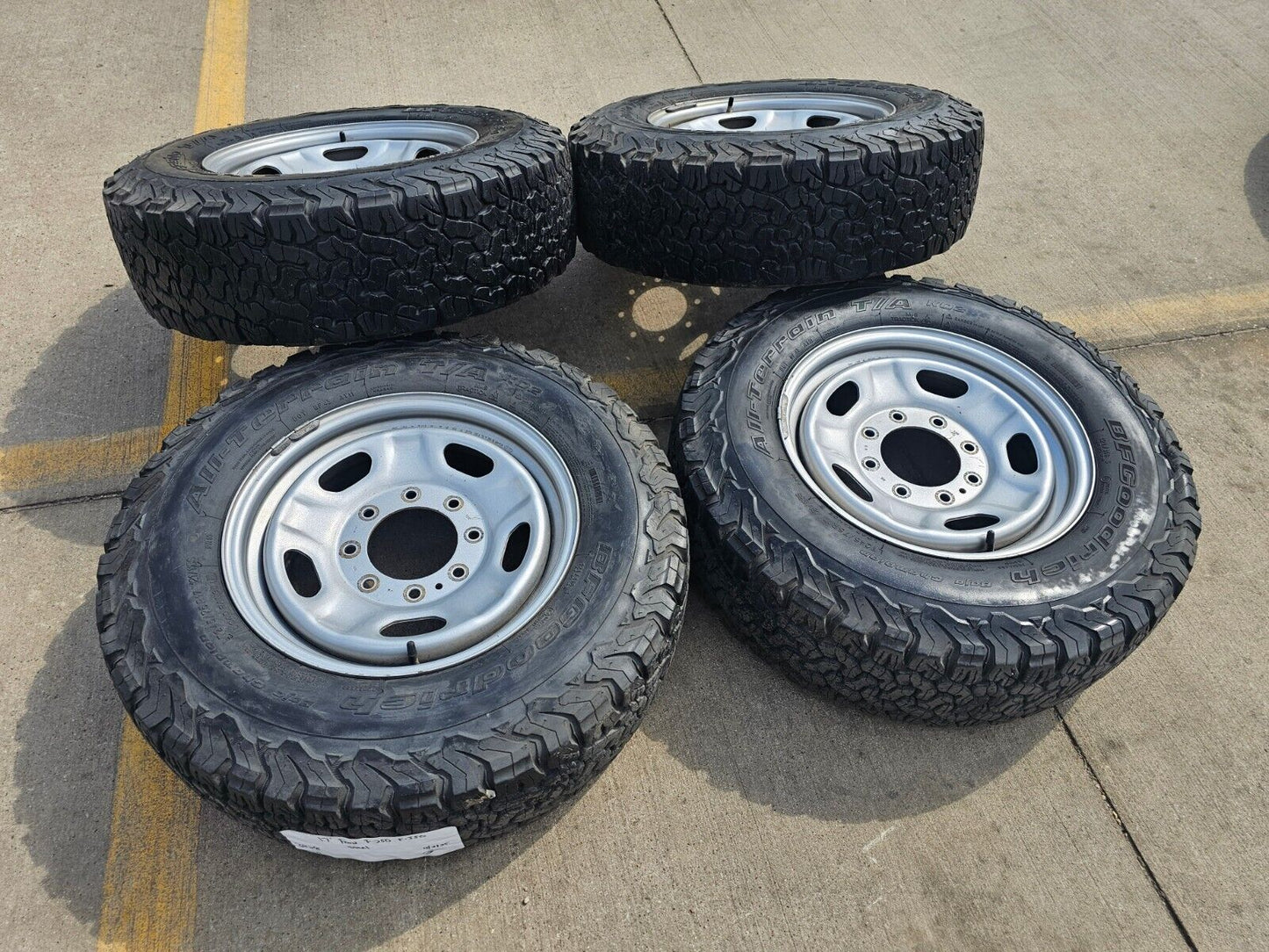 17" Ford F-250 F-350 OEM 3828 wheels rims tires BFG KO2 A/T