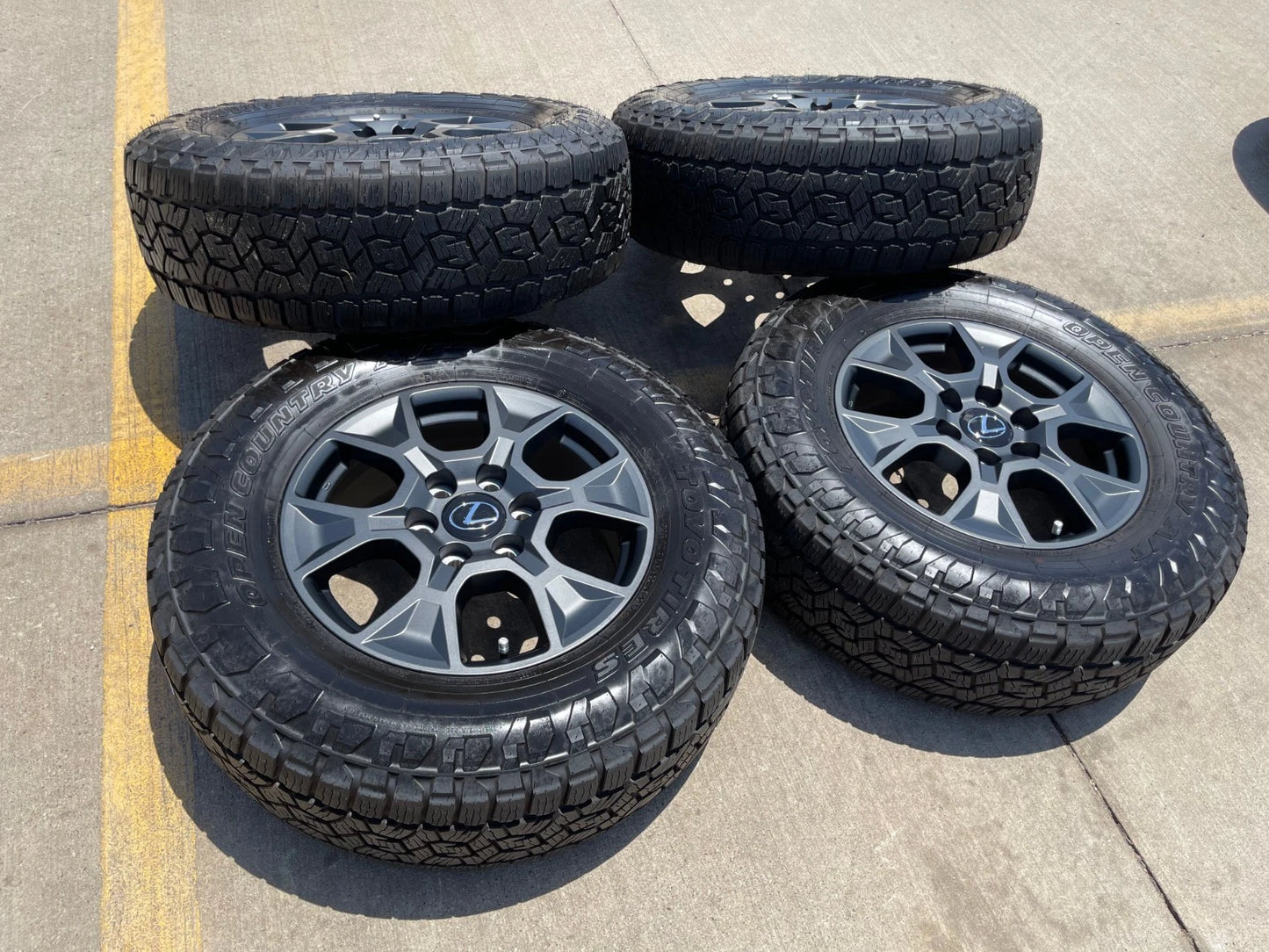 18" Lexus GX550 OEM wheels rims Toyota Land Cruiser Tundra Sequoia 2024 2025 NEW