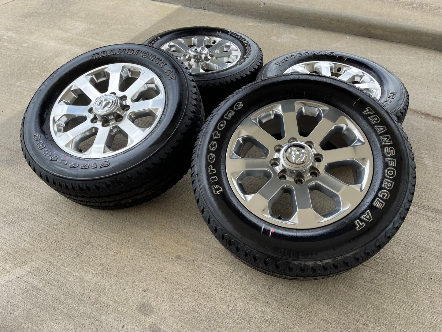 20" Dodge Ram 2500 3500 LARAMIE OEM 2700 wheels rims A/T tires 2024 2025 NEW