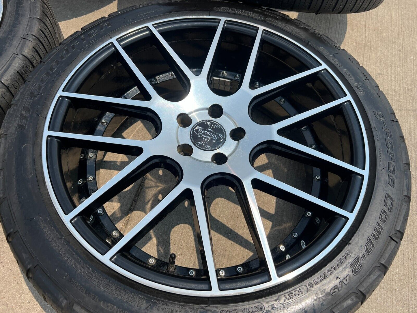 20x8.5 Versante 234 Lincoln Nautilus Ford Edge rims wheels tires 5x108 5x4.25