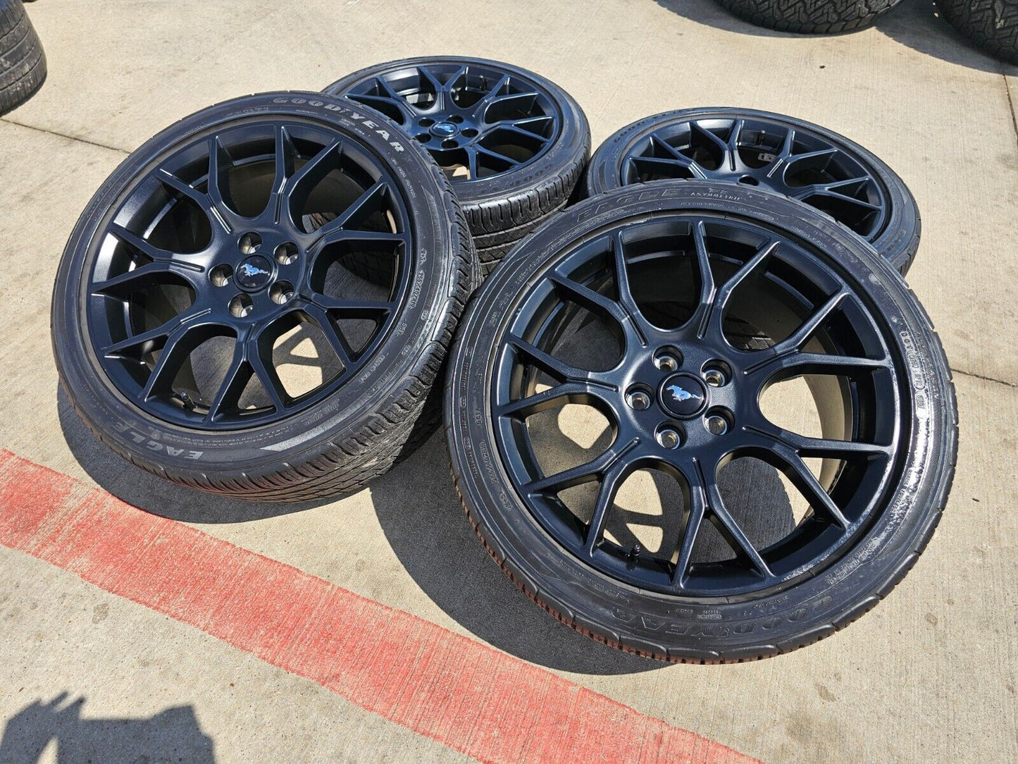 19" Ford Mustang Stealth GT OEM wheels rims 10163 tires