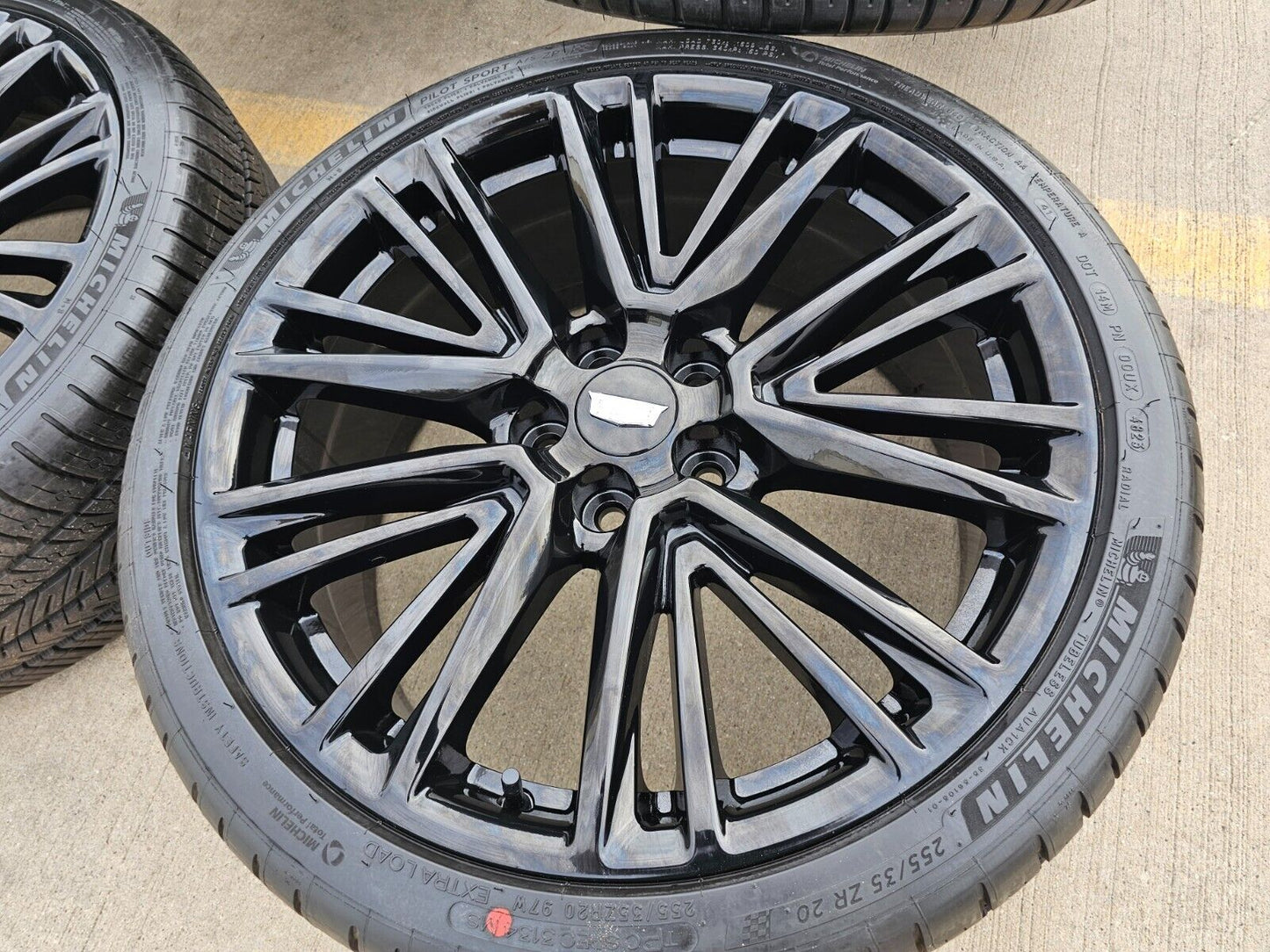 20" Cadillac CT5 OEM Black wheels rims 4843 tires 2021 2022 2023 2024 2025 NEW