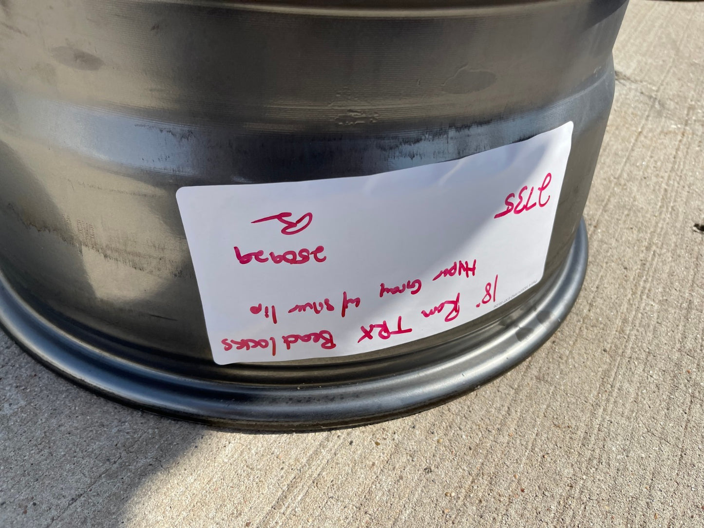 18" Dodge Ram 1500 RHO TRX Beadlock OEM wheel rim 2735