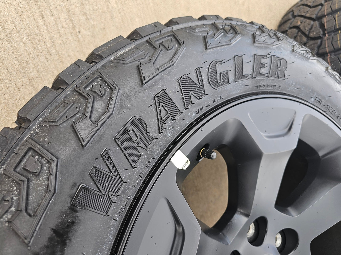 20" Dodge Ram 1500 OEM Laramie Black 2680 wheels rims tires GOODYEAR M/T NEW