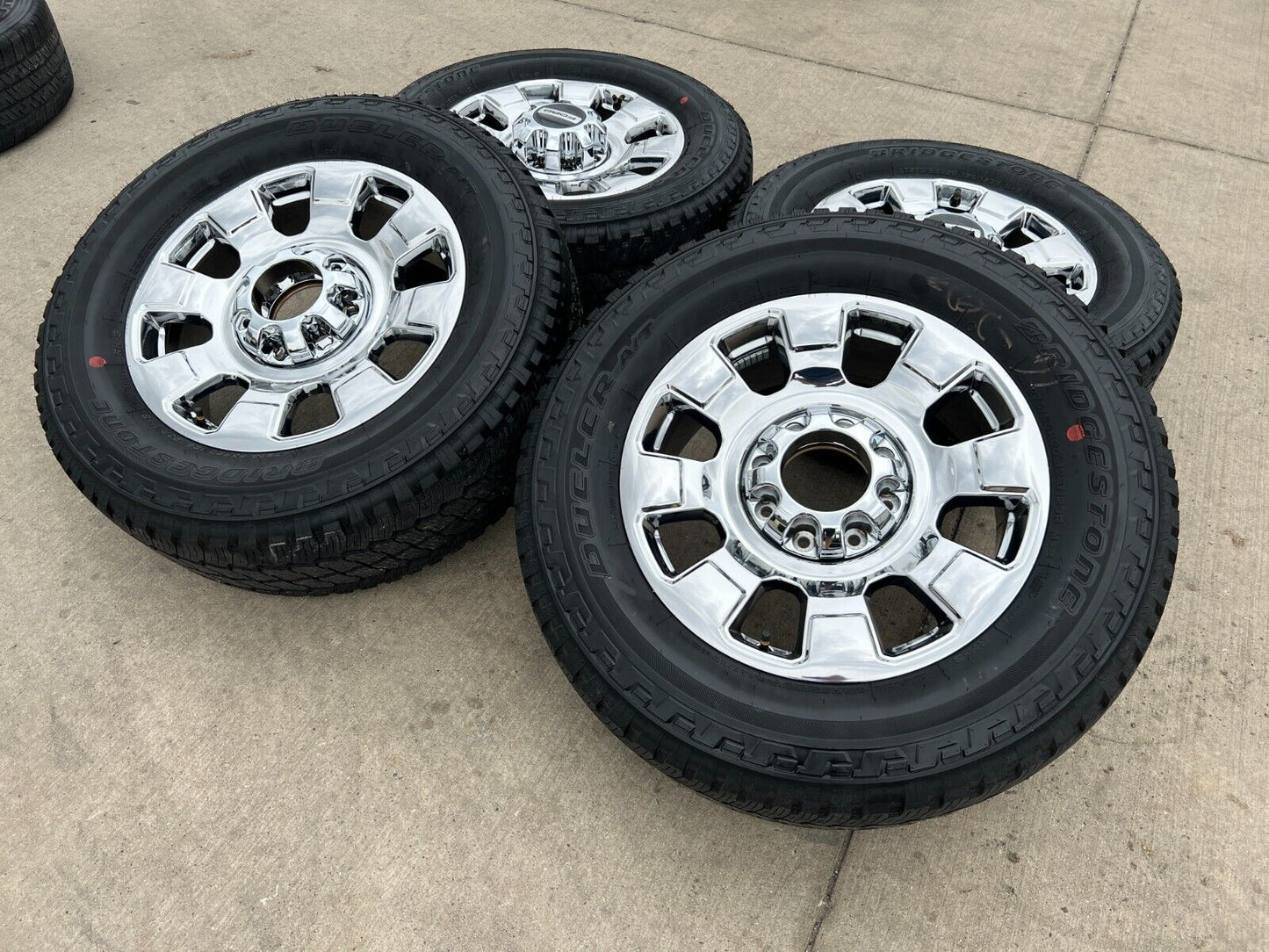20" Ford F-250 F-350 OEM chrome Lariat 10295 wheels rims 2024 2025 NEW