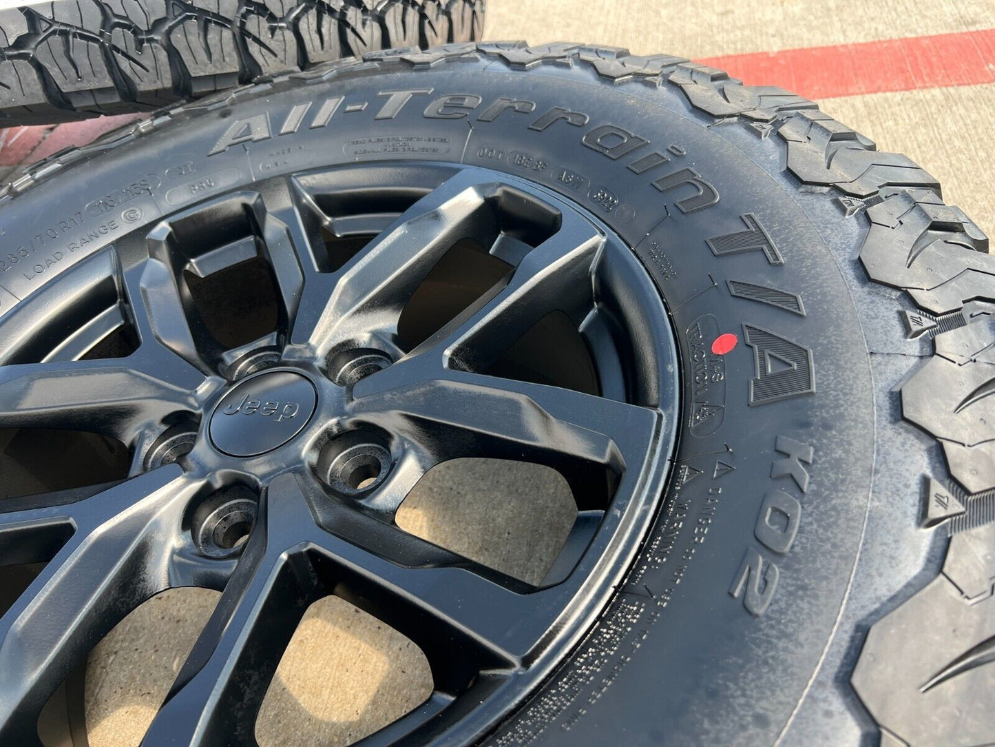 17" Jeep Wrangler Rubicon 392 OEM wheels rims tires Gladiator 2023 2024 BFG NEW