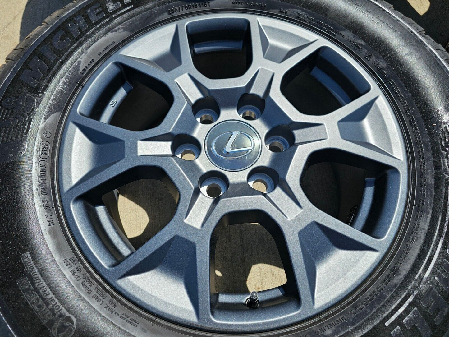 18" Lexus GX550 OEM wheels rims Toyota Land Cruiser Tundra Sequoia 2024 2025 NEW