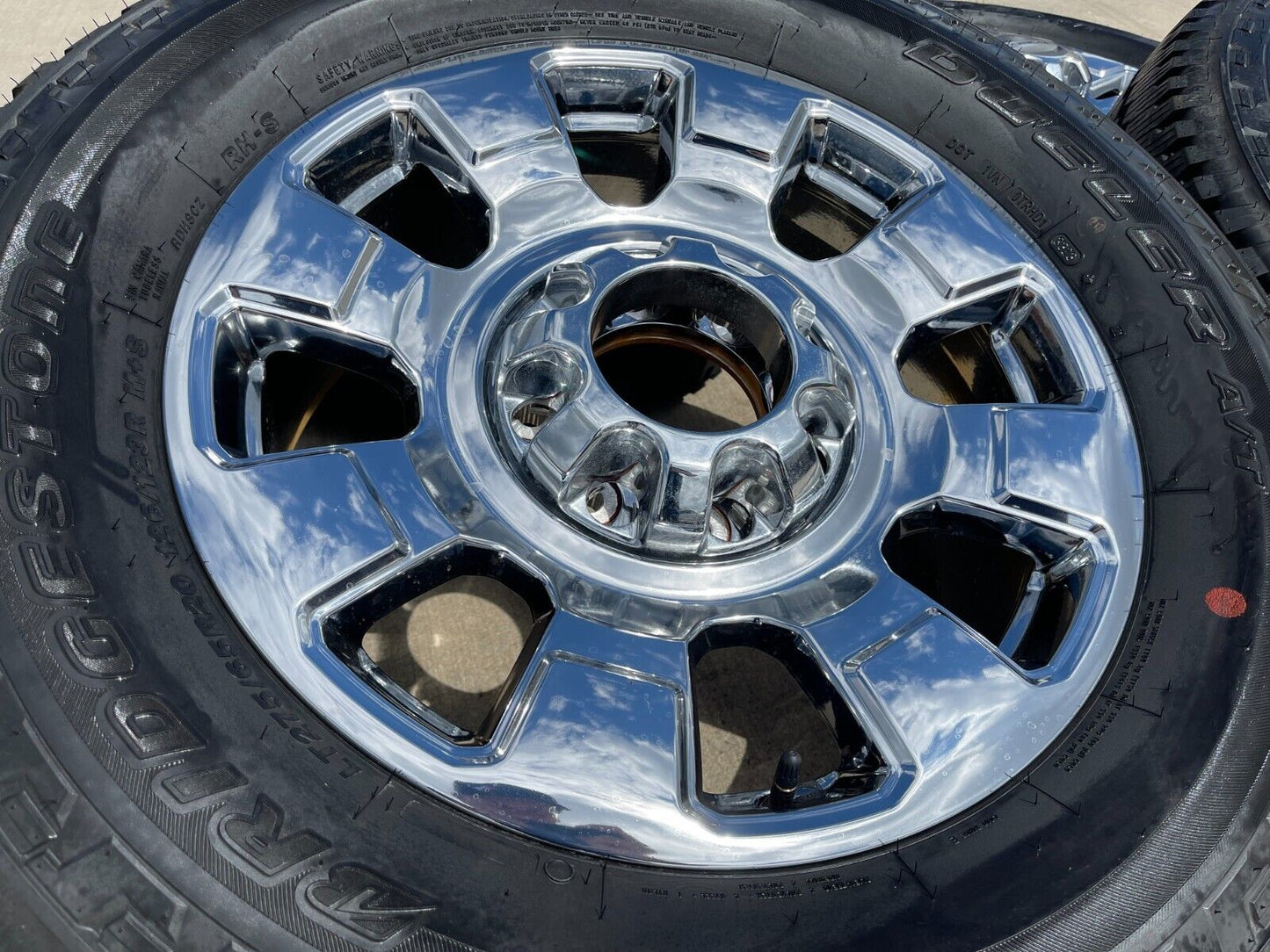 20" Ford F-250 F-350 OEM chrome Lariat wheels rims 10295 tires 2023 2024