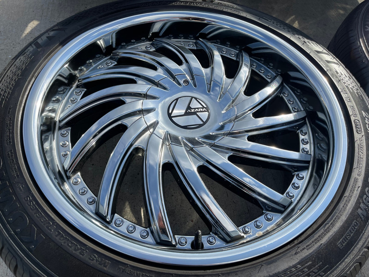 20x8.5 Arza TD221 wheels rims 5x112 5x114.3 5x4.5 Camry Sienna Rav4 Charger