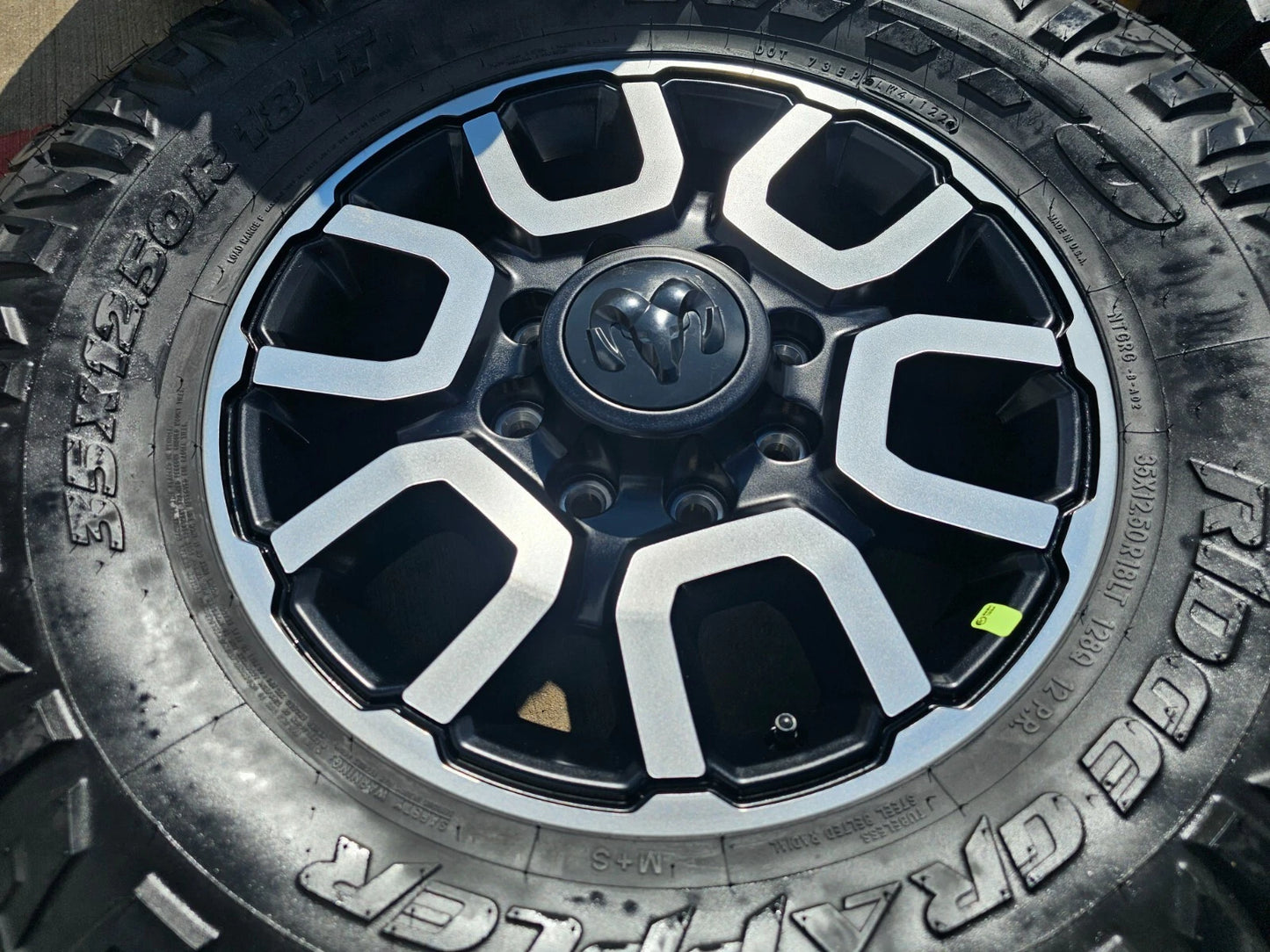 18" Ram 2500 3500 LARAMIE OEM wheels rims 2694 tires 35" NITTO