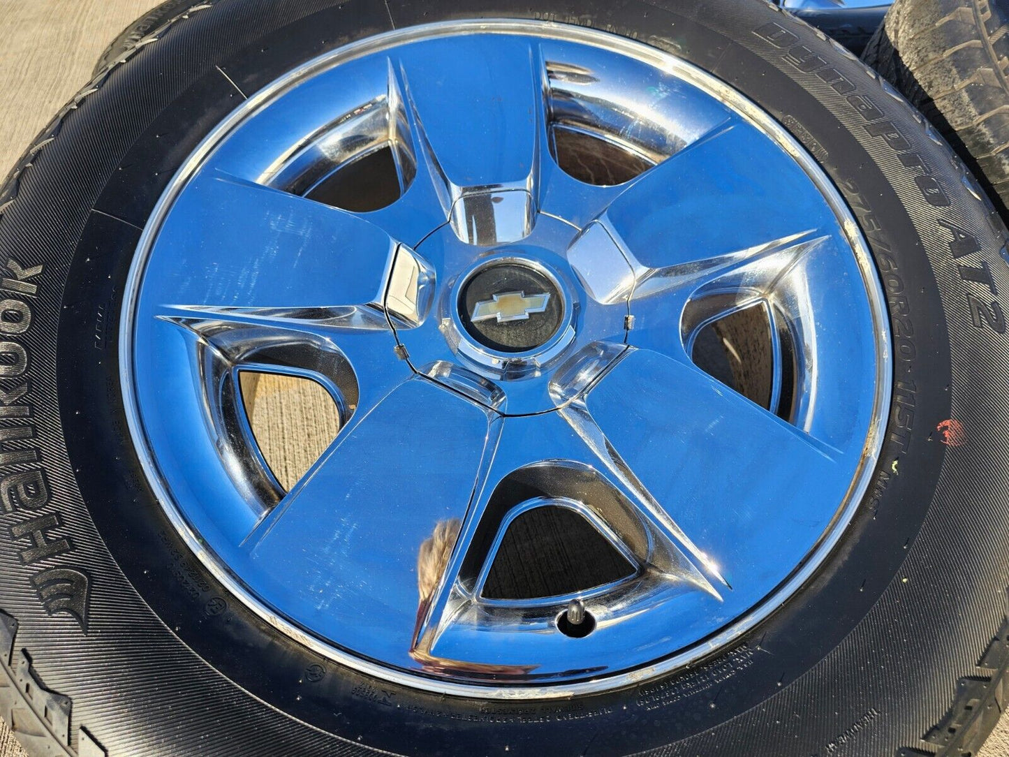 20" Chevy Silverado Tahoe Suburban chrome OEM 5417 wheels rims tires